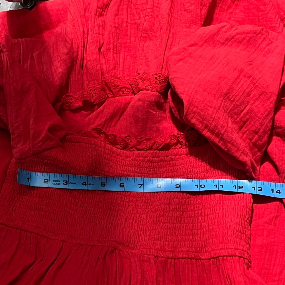 BILLABONG RED MAXI DRESS - Picture 5 of 7